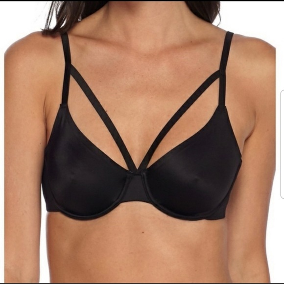 Sam Edelman Black Underwire Contour Bra Size 32 B - Picture 1 of 13